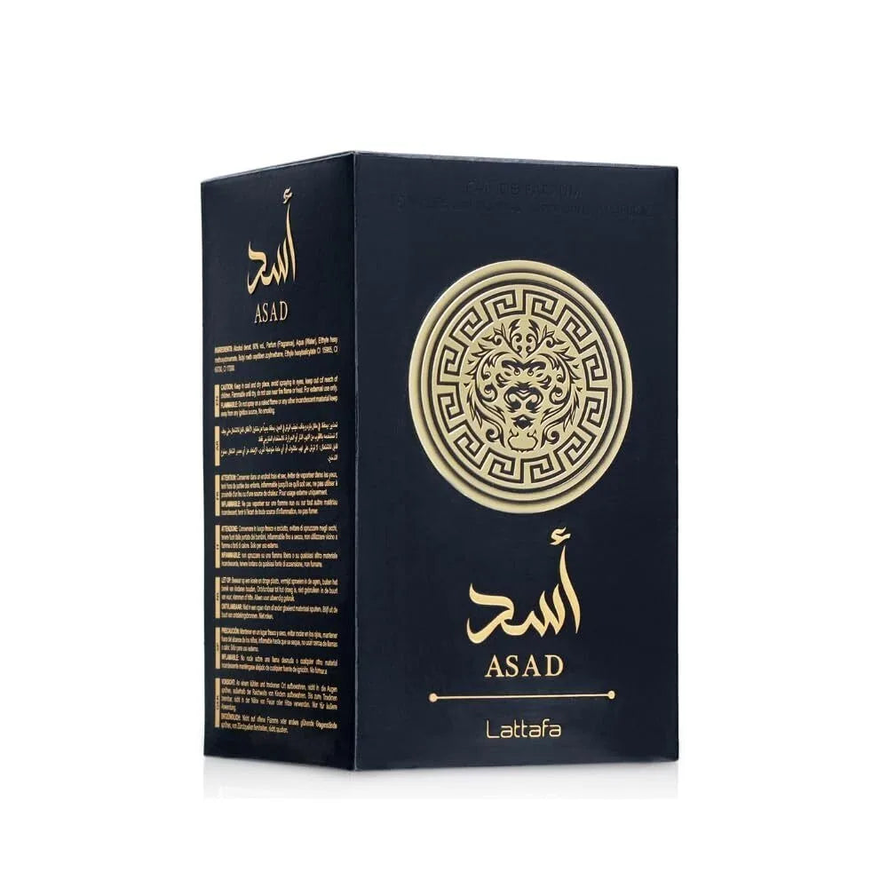 Lattafa Asad Black EDP (Unisex, 100ml)