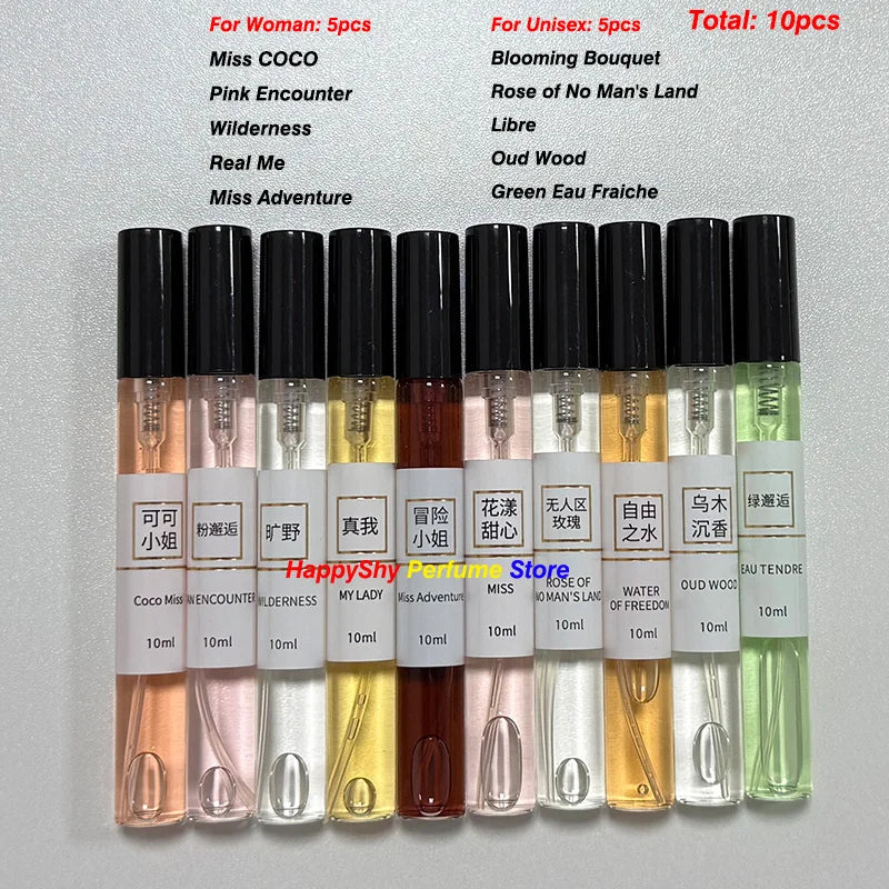 Azure Miss Coco Perfume Sample Set 10Pcs 10ml (Women)