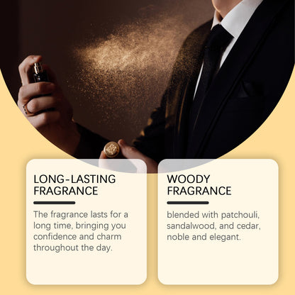 Men's Perfume Long-lasting Light Perfume Wooden