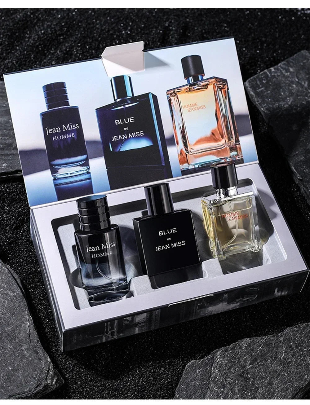 Men’s Perfume Gift Set 3Pcs 90ML – High Quality Lasting Cologne