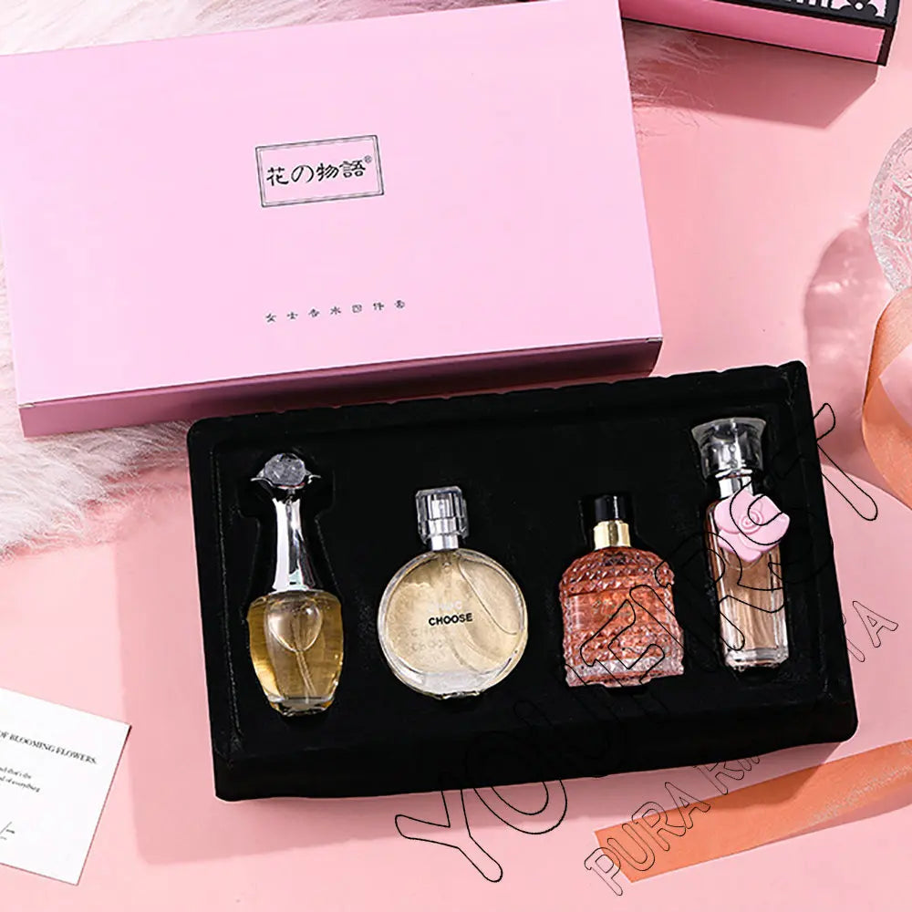 Floral Perfume Gift Box 4Pcs – Fresh Scent (Women) combo