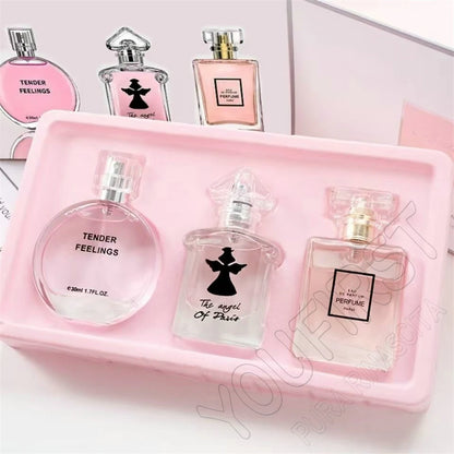Perfume Gift Box 3×30ml – Floral & Natural Scent (Women) combo
