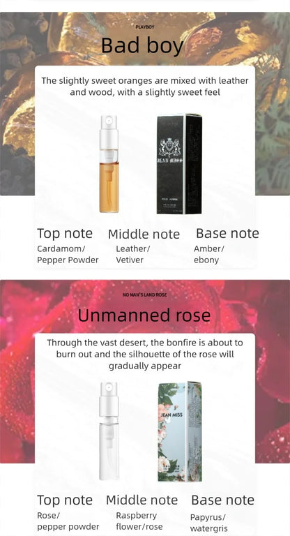 Jean Miss 3ml Perfume Lot 30Pcs – Floral & Fruity Scents Combo