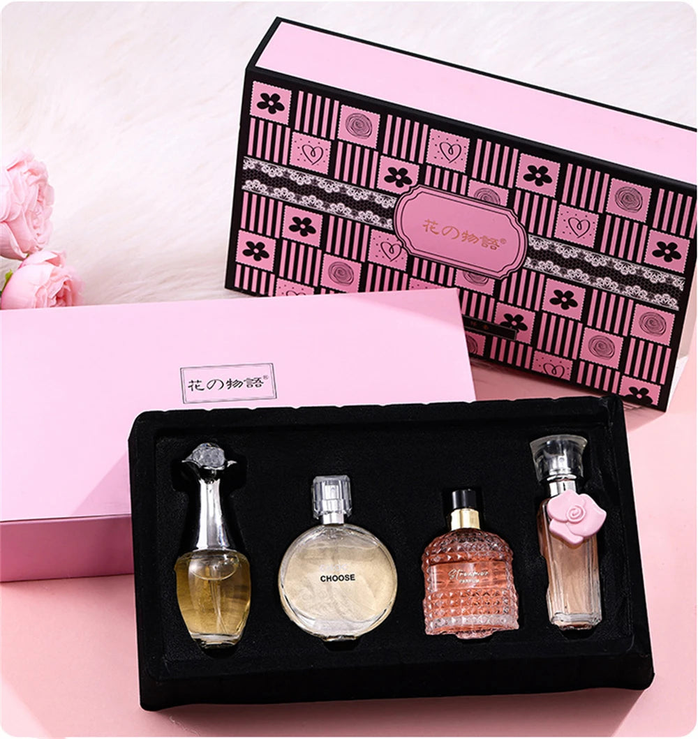 Floral Perfume Gift Box 4Pcs – Fresh Scent (Women) combo