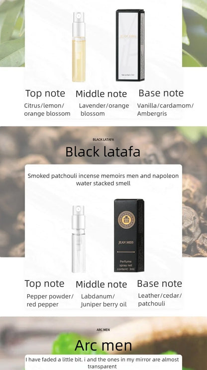 Jean Miss 3ml Perfume Lot 30Pcs – Floral & Fruity Scents Combo