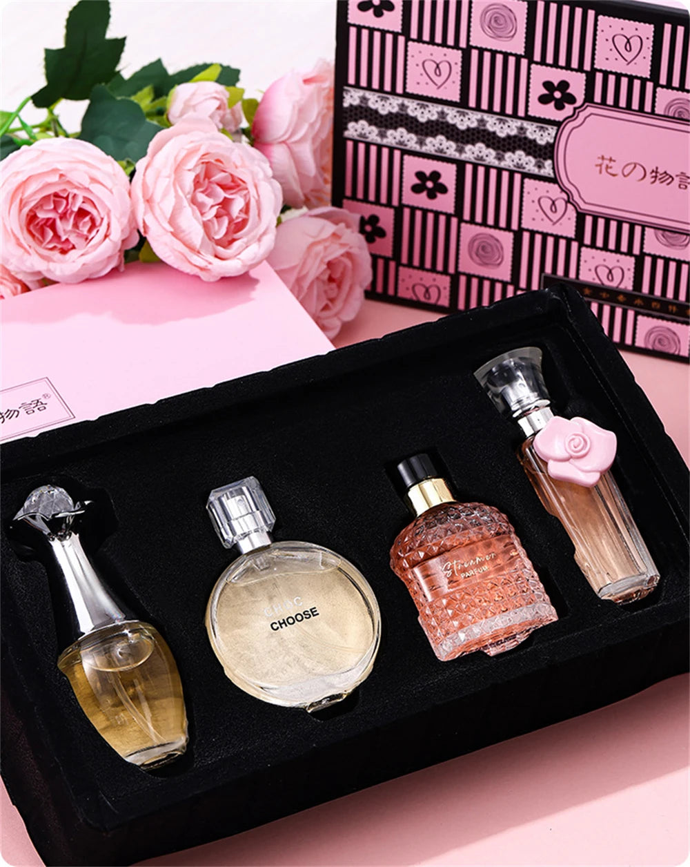Floral Perfume Gift Box 4Pcs – Fresh Scent (Women) combo