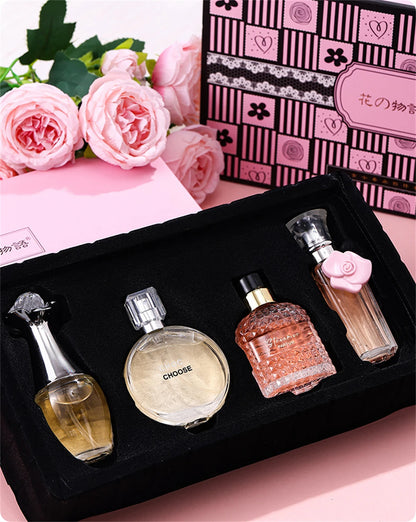 Floral Perfume Gift Box 4Pcs – Fresh Scent (Women) combo
