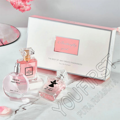 Perfume Gift Box 3×30ml – Floral & Natural Scent (Women) combo