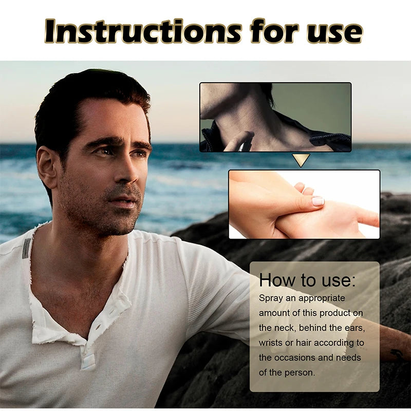 Pheromone Cologne 90ML – Long Lasting Seductive Scent for Men