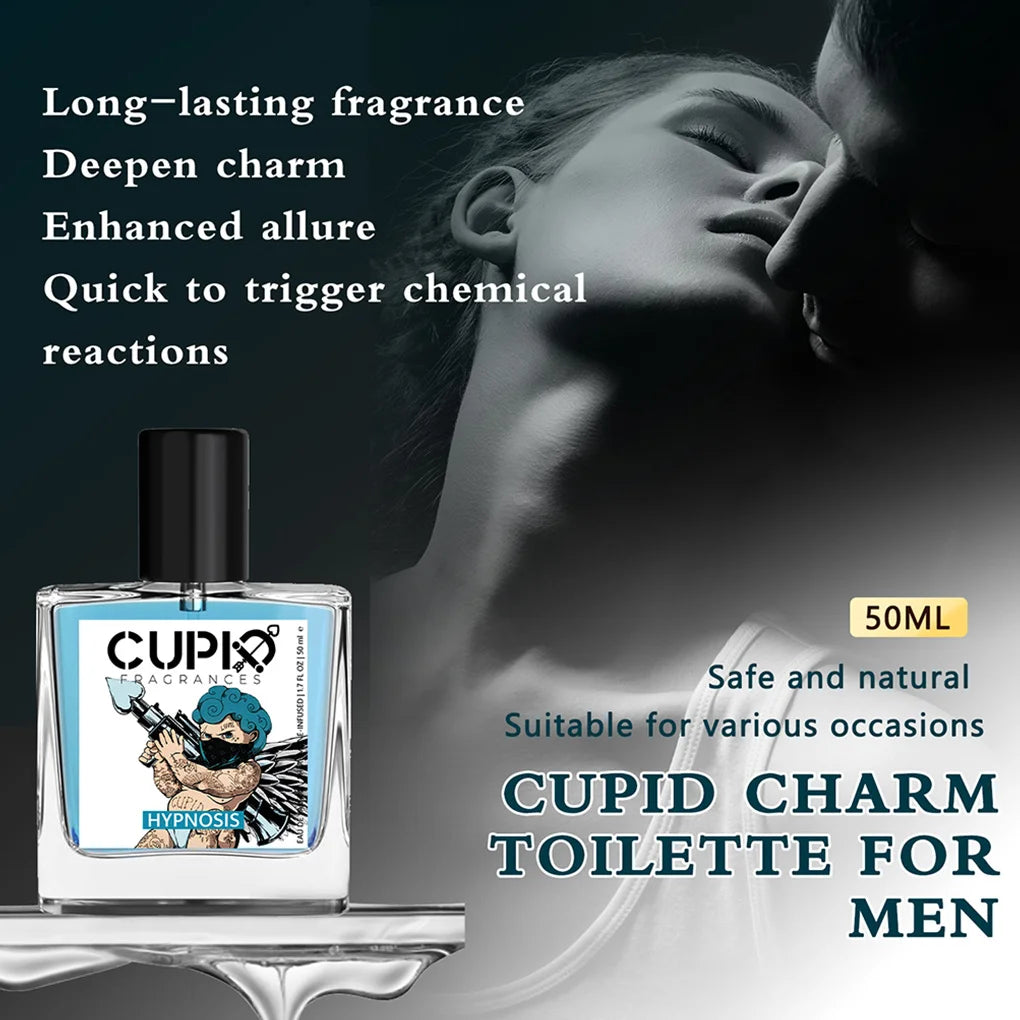 CUPID 50ML Men’s Perfume – 2-in-1 Cologne with 2×5ML Mini Sprays