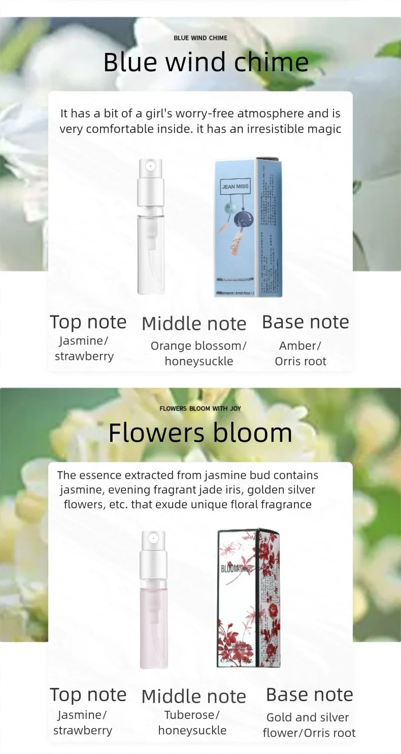 Jean Miss 3ml Perfume Lot 30Pcs – Floral & Fruity Scents Combo