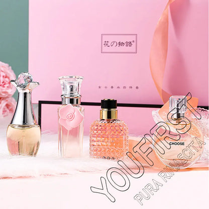 Floral Perfume Gift Box 4Pcs – Fresh Scent (Women) combo