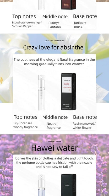 Jean Miss 3ml Perfume Lot 30Pcs – Floral & Fruity Scents Combo