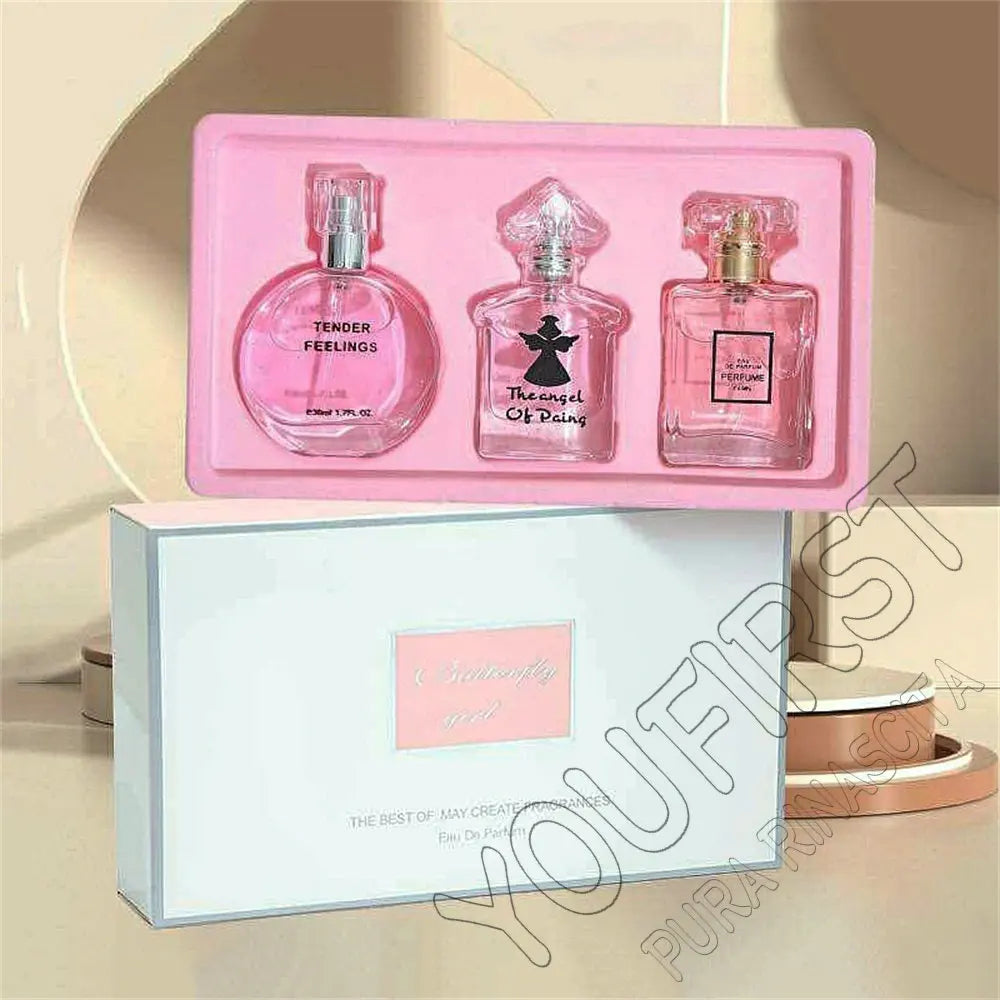 Perfume Gift Box 3×30ml – Floral & Natural Scent (Women) combo