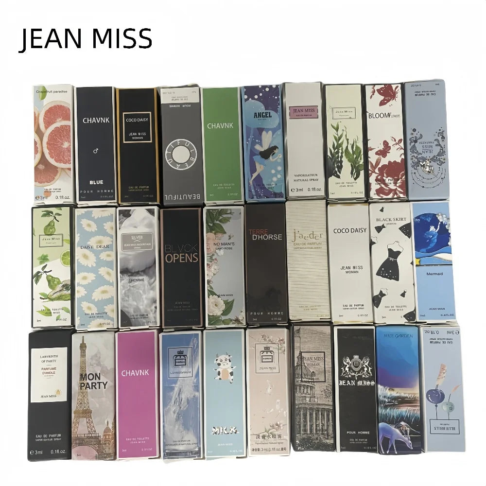 Jean Miss 3ml Perfume Lot 30Pcs – Floral & Fruity Scents Combo