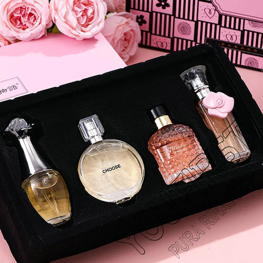 Floral Perfume Gift Box 4Pcs – Fresh Scent (Women) combo