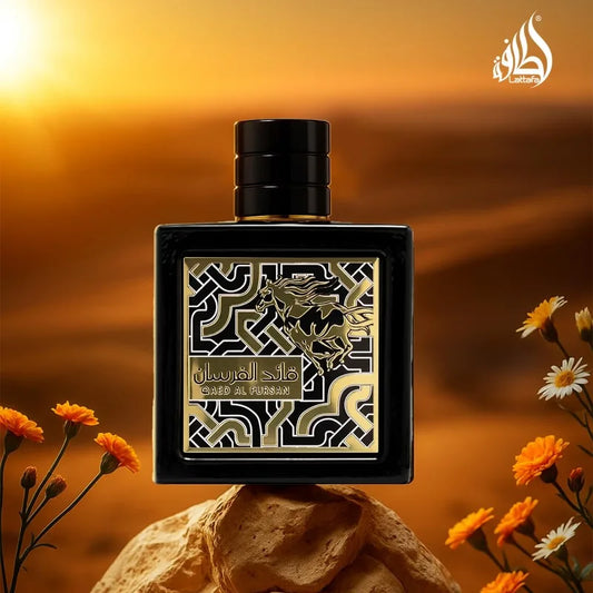 Lattafa Qaed Al Fursan for Men Eau de Parfum Spray, 3.04 Ounce