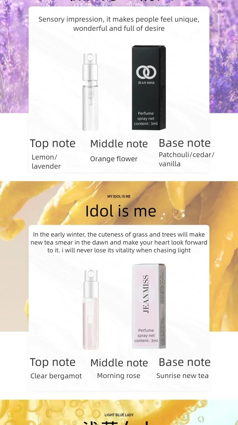 Jean Miss 3ml Perfume Lot 30Pcs – Floral & Fruity Scents Combo