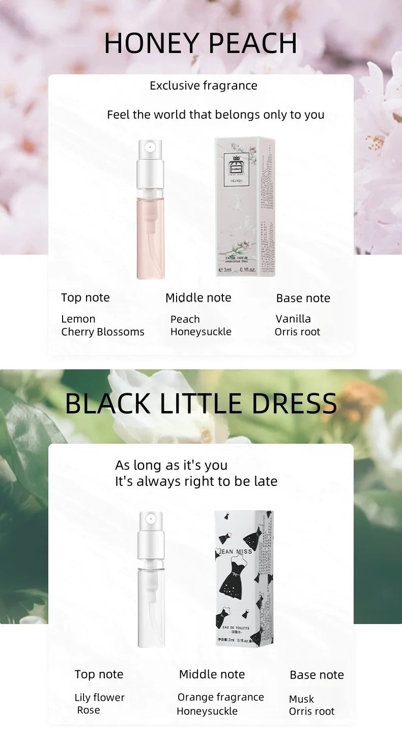 Jean Miss 3ml Perfume Lot 30Pcs – Floral & Fruity Scents Combo