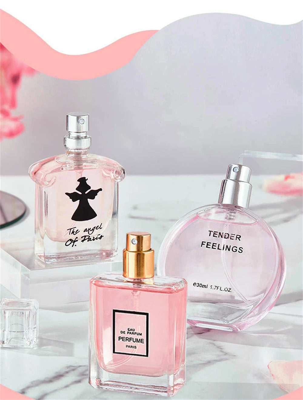 Perfume Gift Box 3×30ml – Floral & Natural Scent (Women) combo