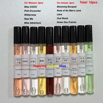 Azure Miss Coco Perfume Sample Set 10Pcs 10ml (Women)